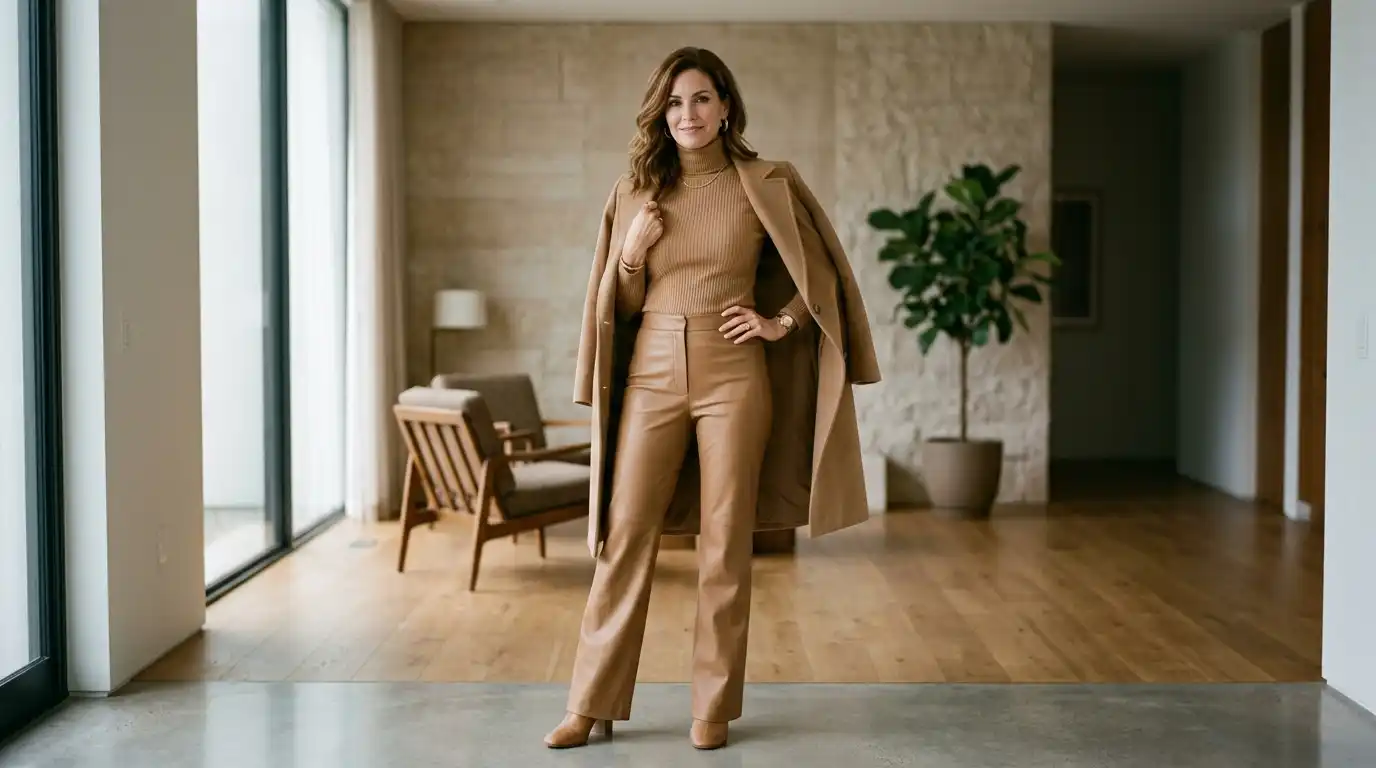 How to Look Younger Over 40 With Your Closet 3 2. Master Column Dressing for a Longer, Leaner Look