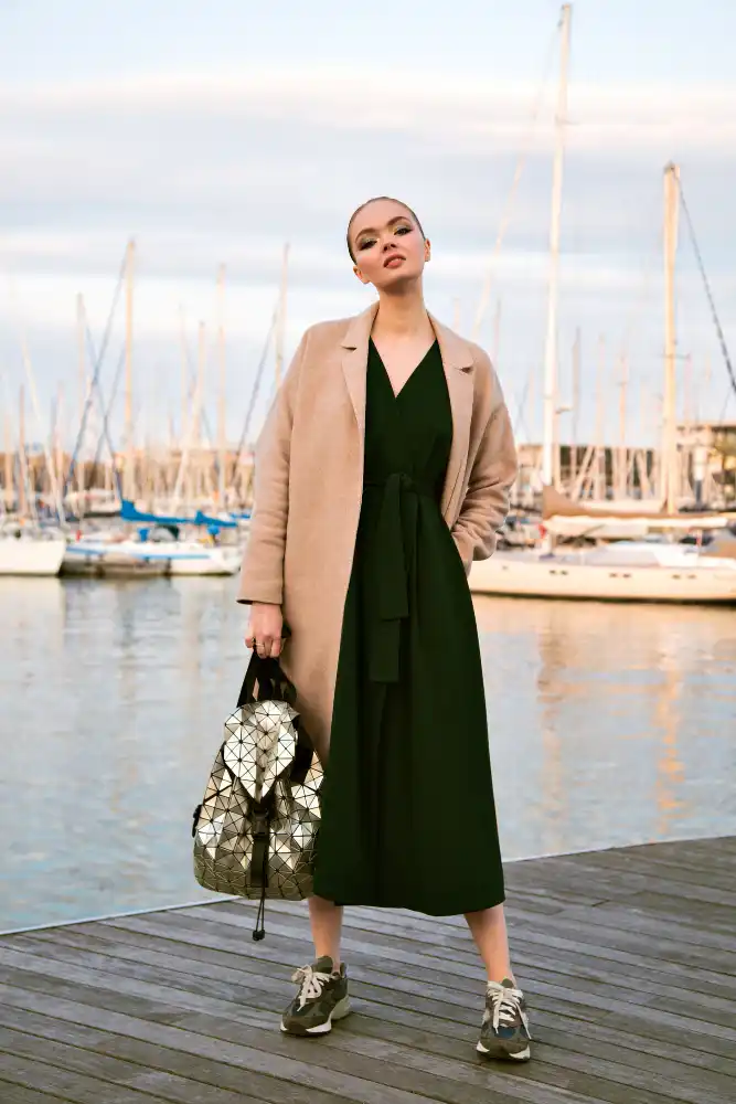 How to Wear a Maxi Dress Over 40 (5 Ways) 6 Drape an unbuttoned blazer over it — the 9-to-5 version