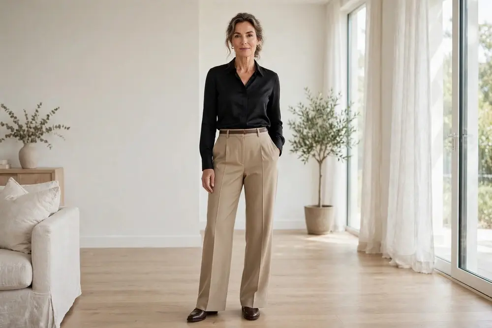 Elastic Waistband Comfort Pants