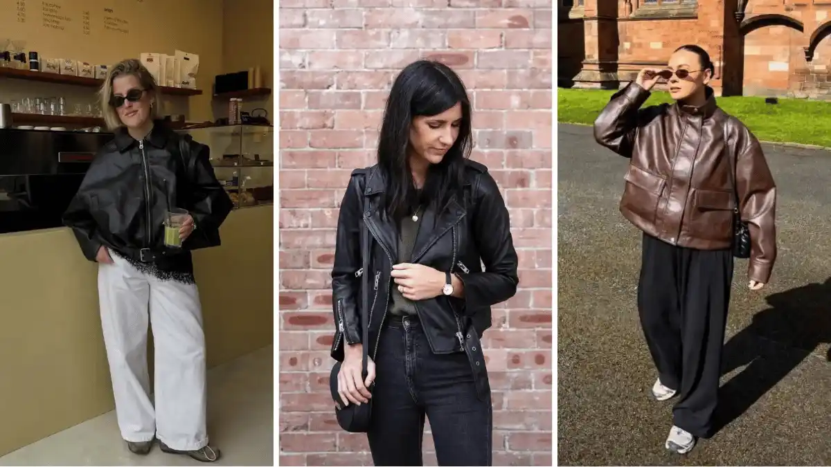 Leather Jacket Outfits for Women Over 40