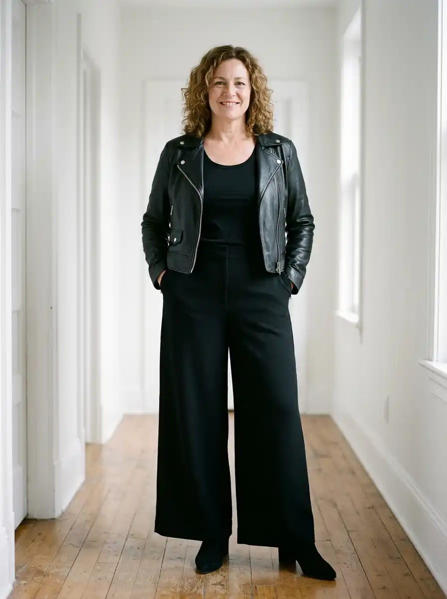 How to Wear All Black Over 40 Without Looking Severe 7 Lighten the shoe if your outfit feels heavy below the knee