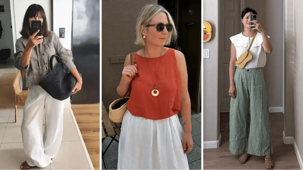 Linen Outfits for Women Over 40
