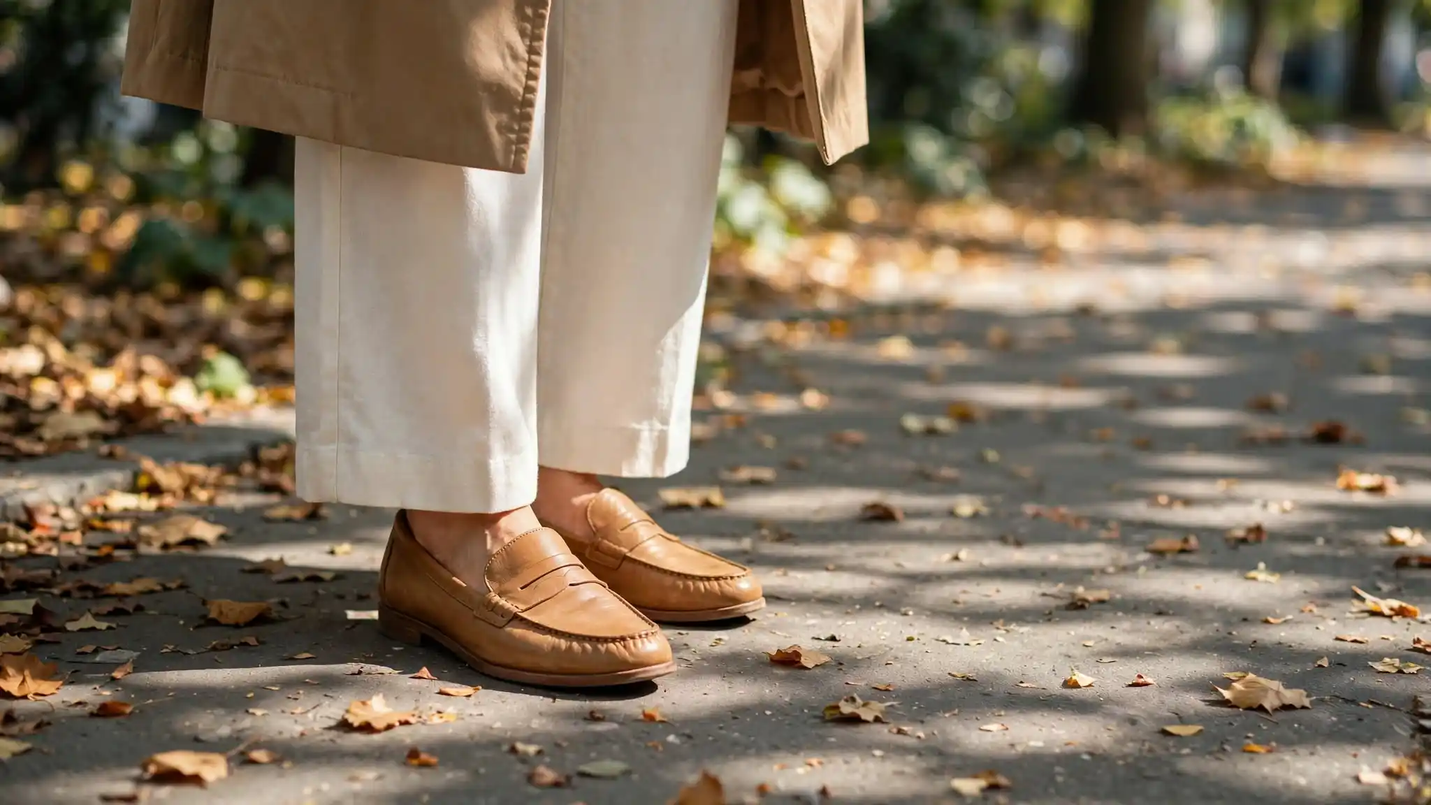 How to Style a Trench Coat Over 40 With Clothes You Already Own 8 Match your shoes to where you are going