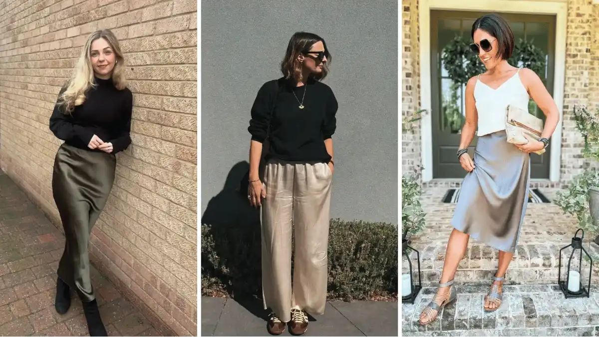 Silk Outfits for Women Over 40