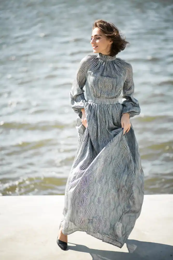 How to Wear a Maxi Dress Over 40 (5 Ways) 3 Smooth the line with a skin-tone slip