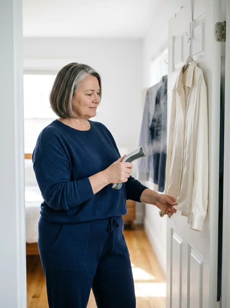 How to Look Effortlessly Chic Over 40 With the Clothes You Already Own 9 Steam or press the pieces you plan to wear this week