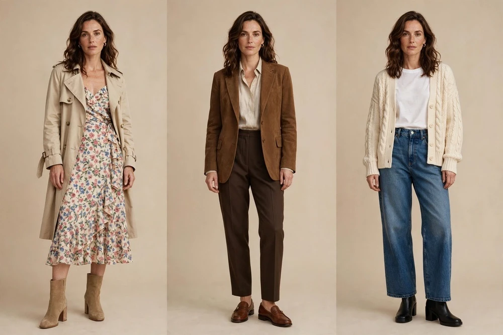 How to Transition Your Wardrobe From Summer to Fall Over 40 6 Step 4 Three Outfit Formulas That Reuse Your Summer Pieces