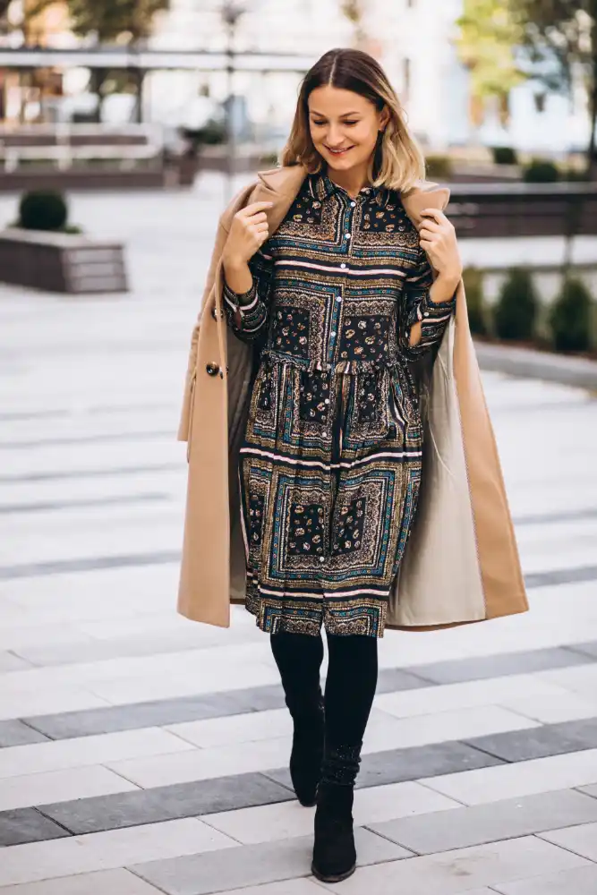 How to Wear a Maxi Dress Over 40 (5 Ways) 8 Swap sandals for knee boots when it drops below 55°F