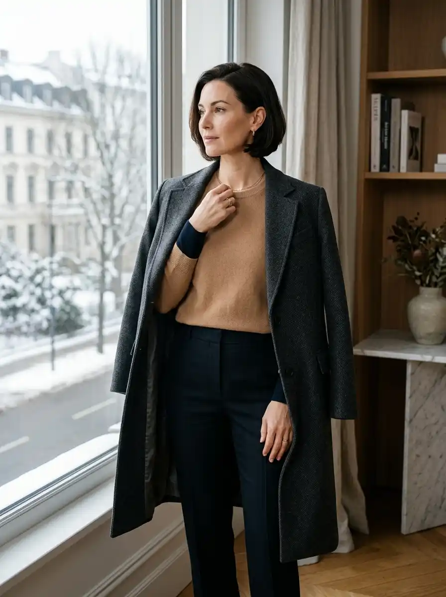 How to Dress for Winter Over 40 3 The 3 Layer Trick That Keeps You Warm, Not Bulky