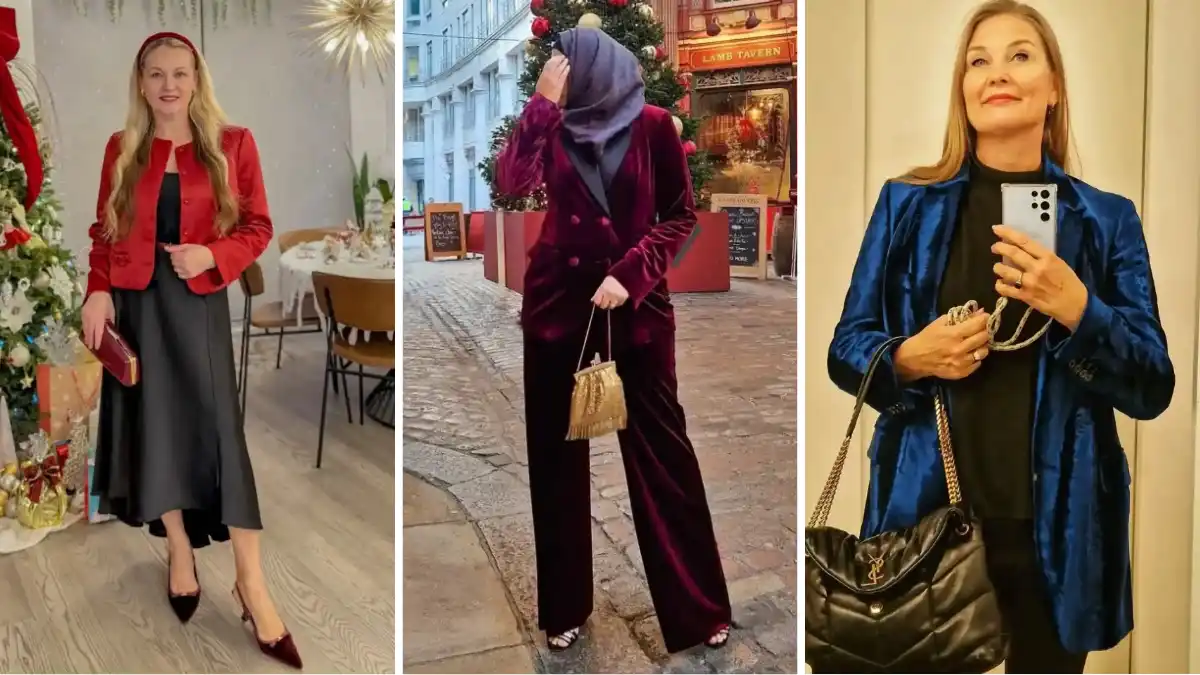 Velvet Outfits for Women Over 40