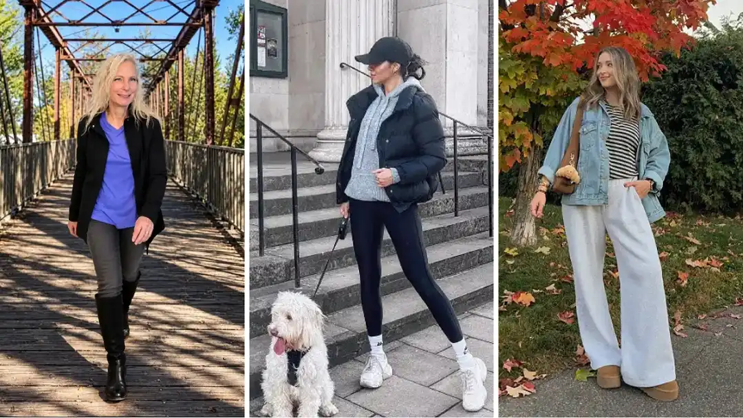 Walking Outfits for Women Over 40