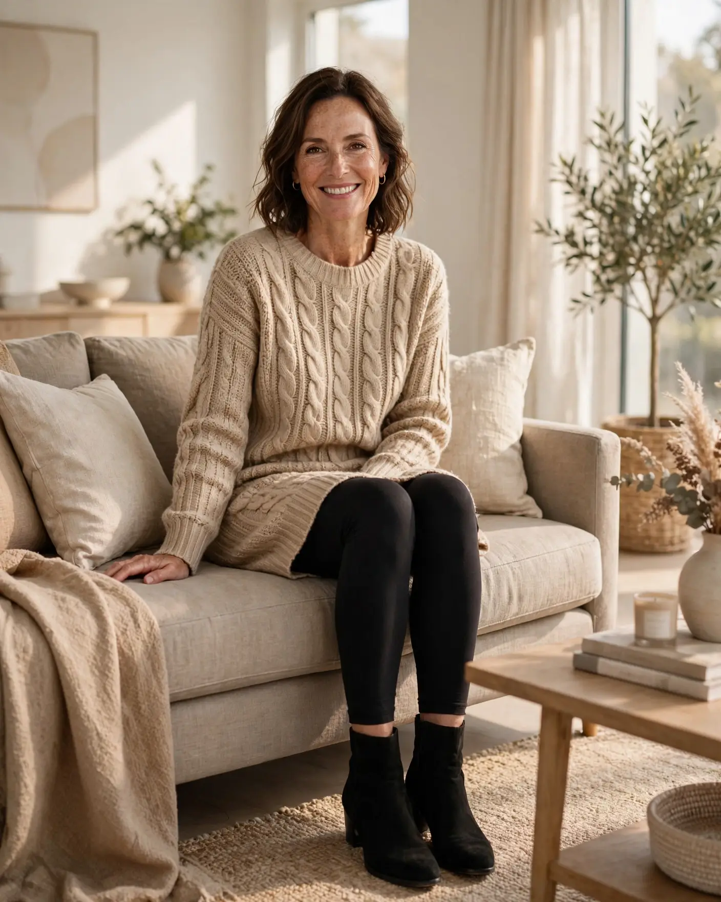 How to Wear Leggings Over 40 Without Looking Sloppy 5 Where to Find Real Leggings Style Inspiration