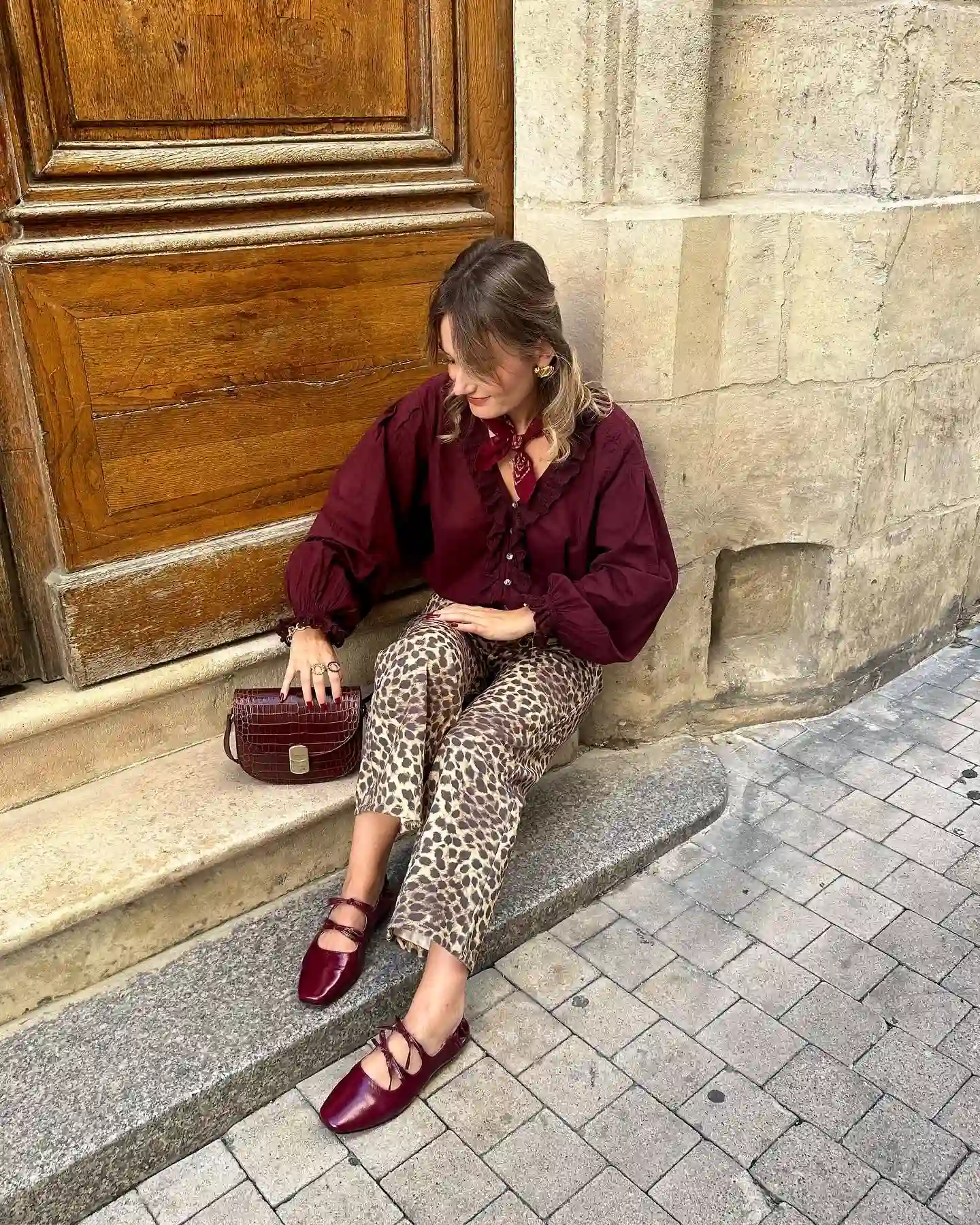 Fall Capsule Wardrobe for Women Over 40 (20 Pieces) 14 13. Leopard Print Trousers
