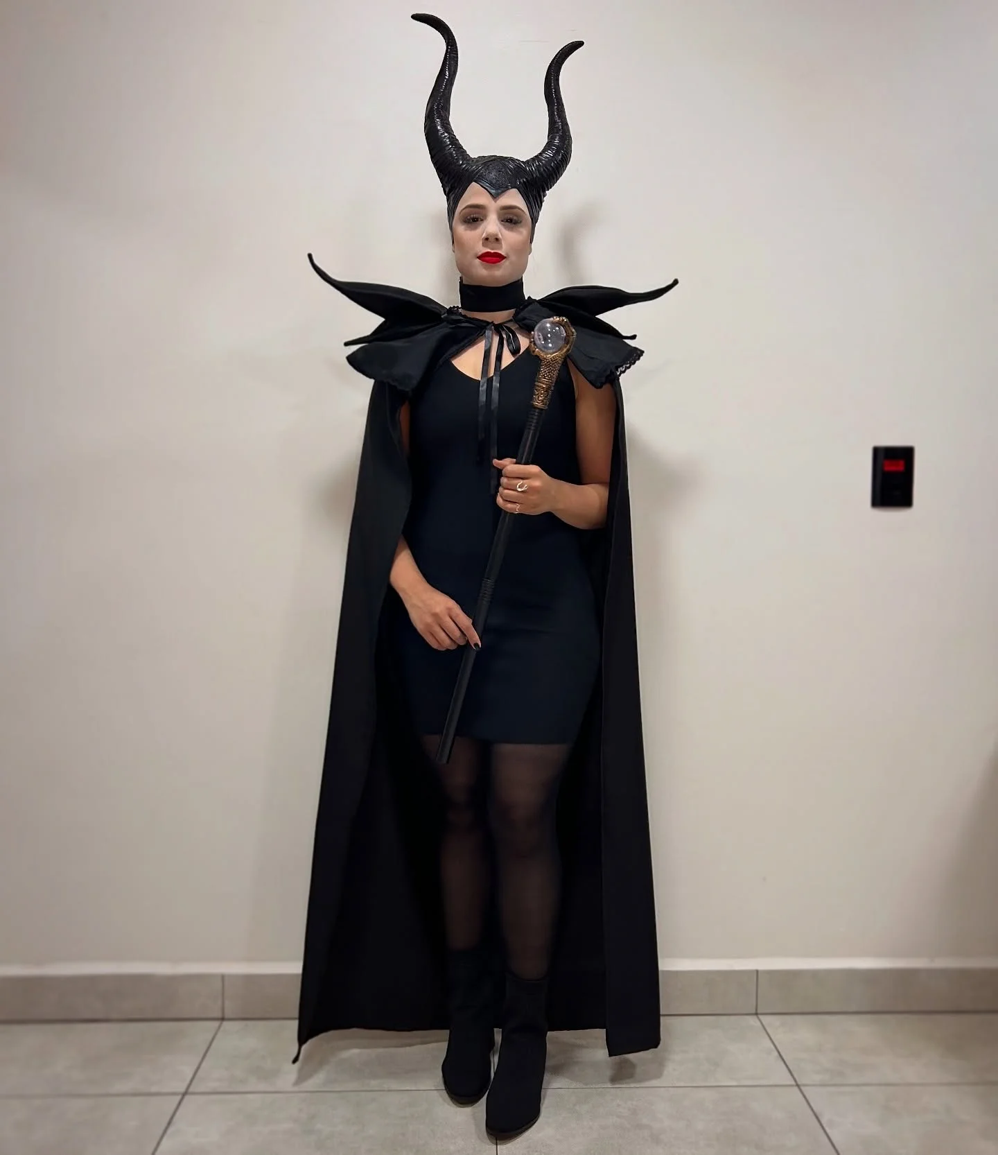 2. Dramatic Horned Villain Look