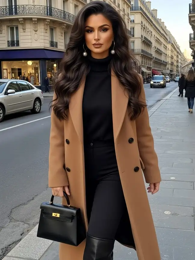 20 Quiet Luxury Outfits for Women Over 40 (Old Money Style, Real-Life Ready) 17 The Camel Coat Formula Behind Quiet Luxury Outfits for Women Over 40