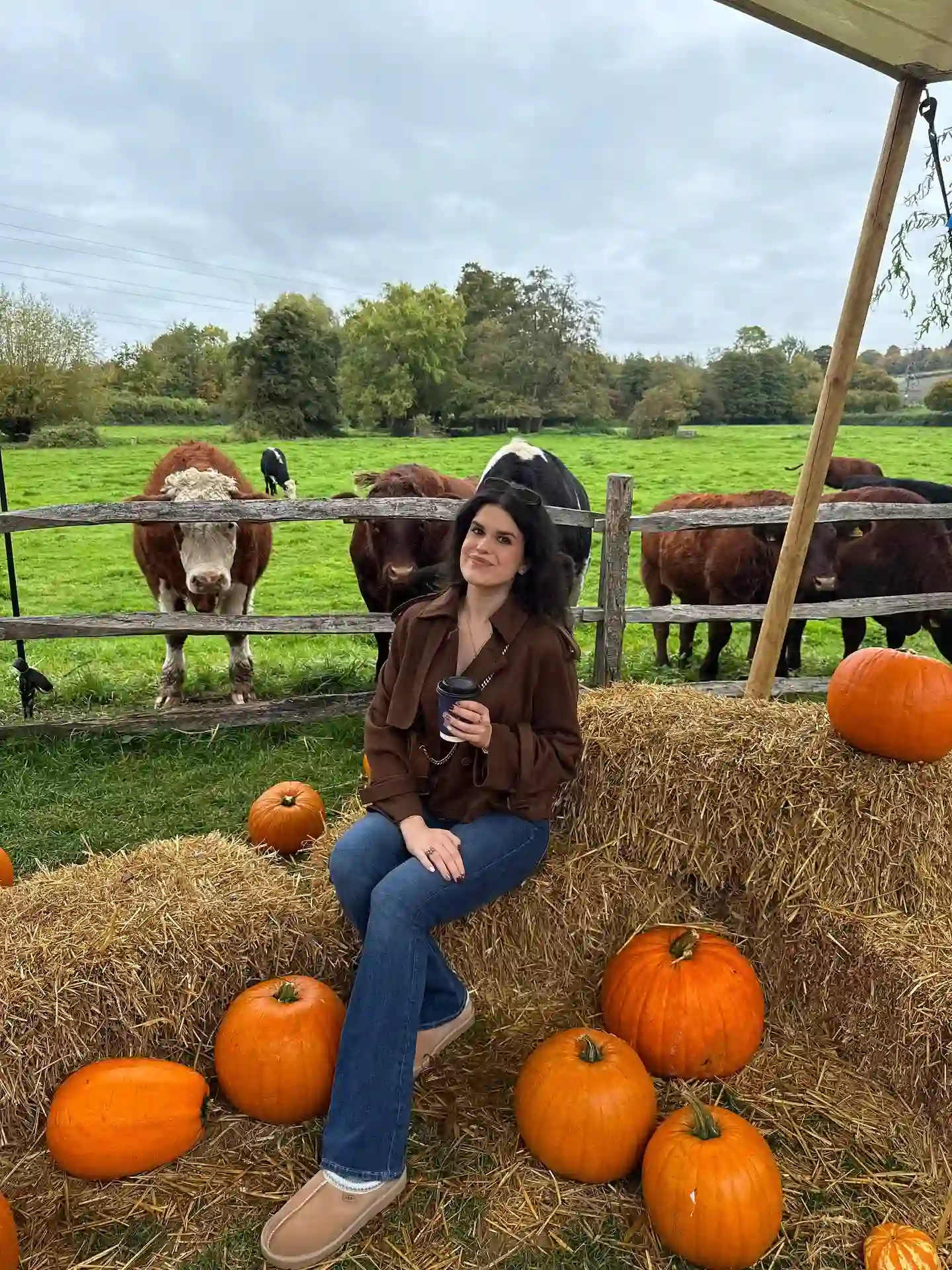 16 Pumpkin Patch Outfits Over 40 That Handle Mud, Hay, and Photos 16 8. Corduroy Jacket With Bootcut Jeans