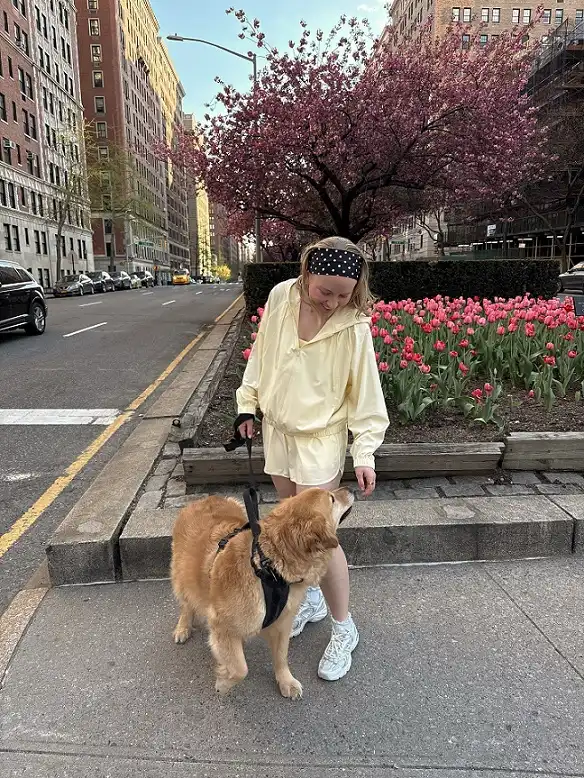 Butter Yellow Windbreaker Set for Spring Walks
