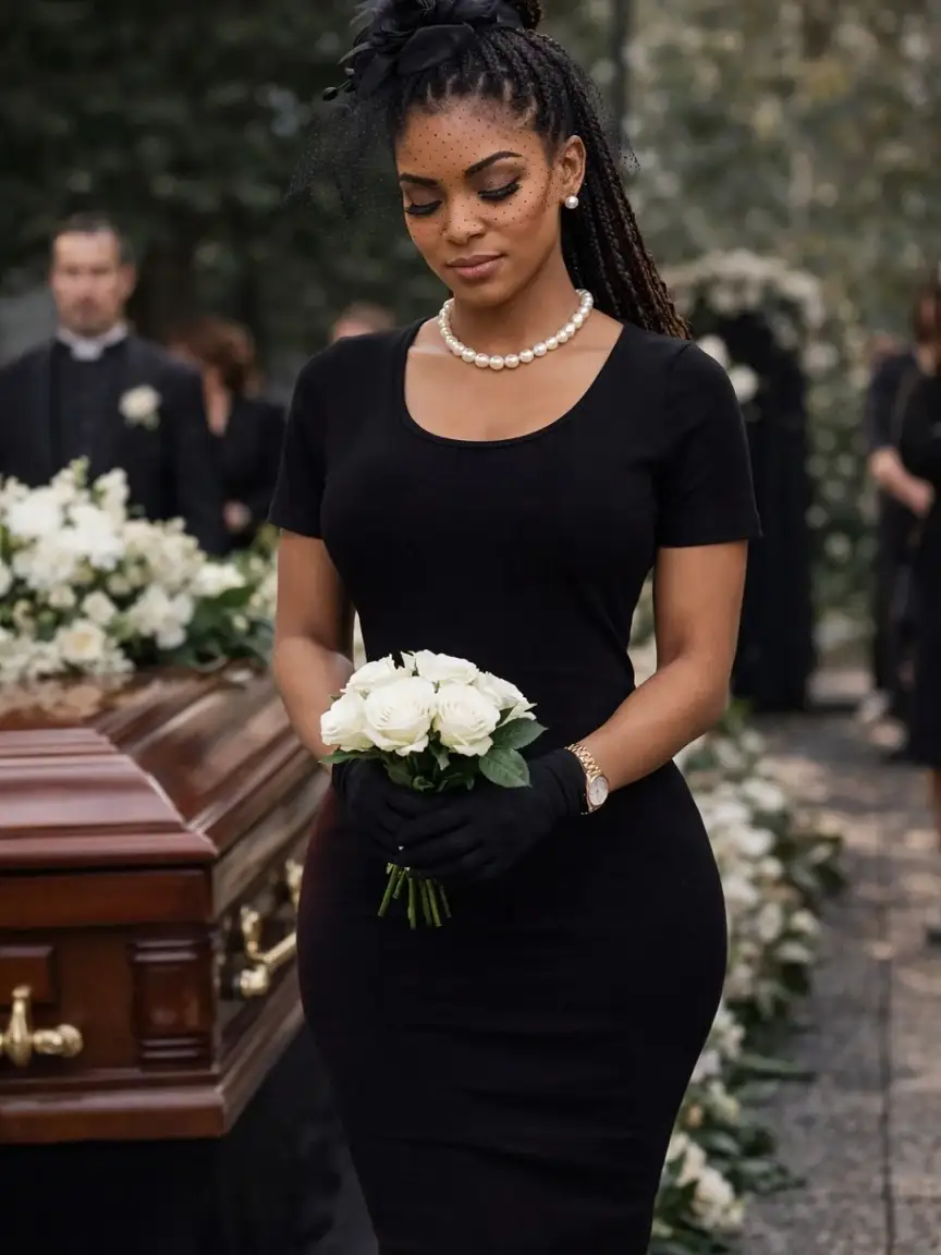 Short Sleeve Sheath Dress With Pearls and White Roses