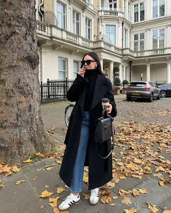 The Long Black Coat That Doesn't Look Harsh