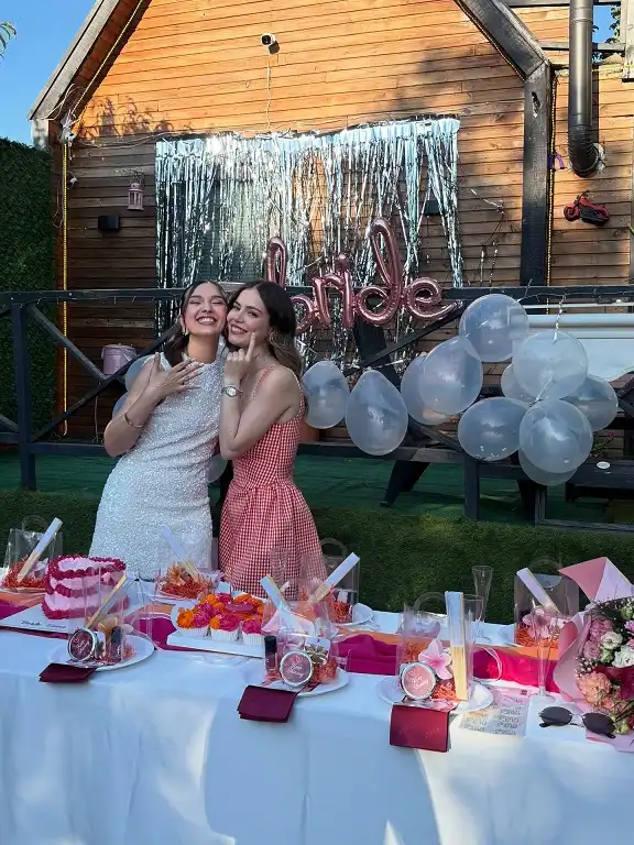 Red Gingham Sundress for a Backyard Celebration